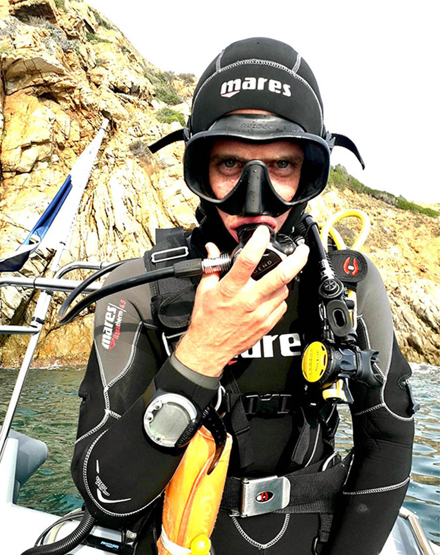 François, Blue Space Diving Calvi