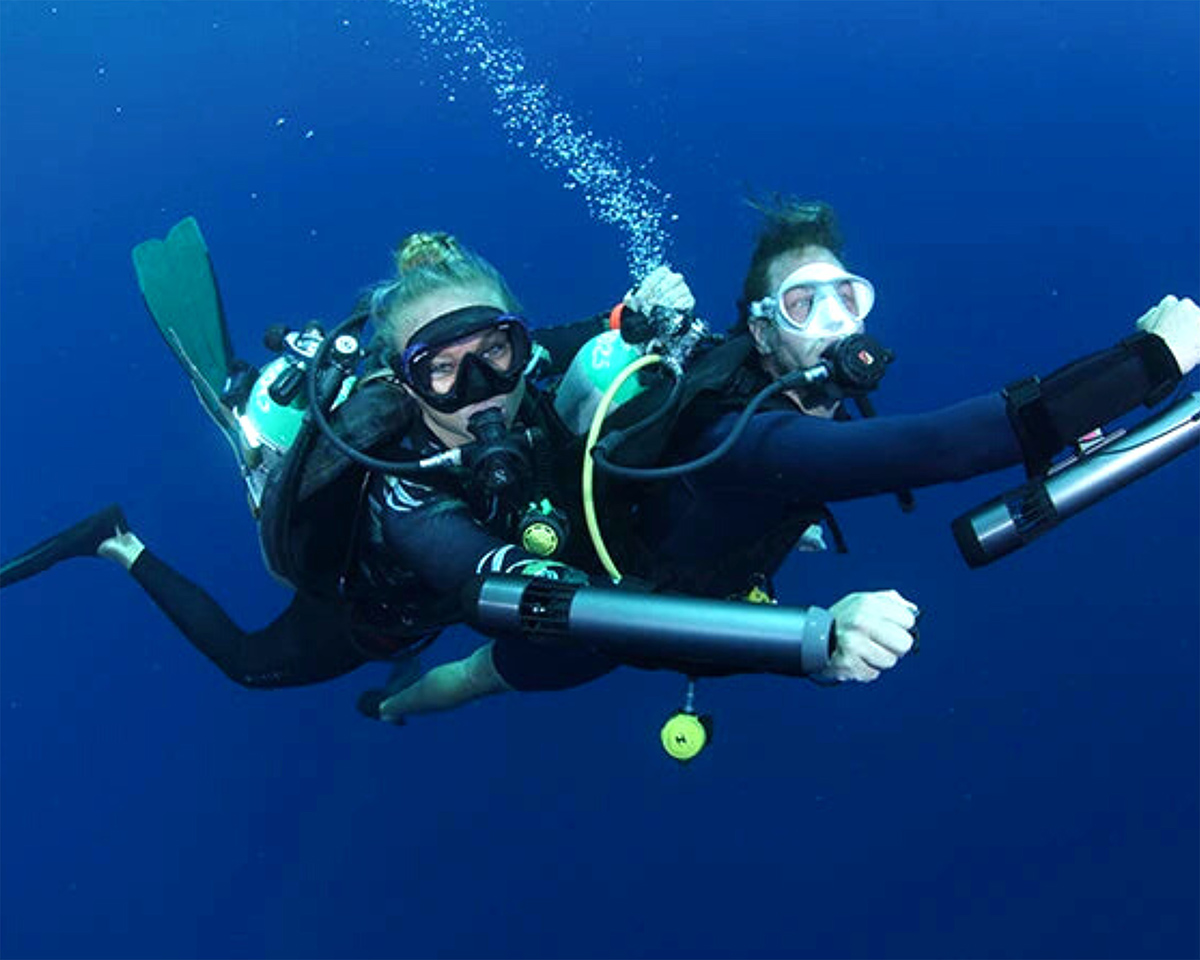 Plongée privée avec scooter Subnado